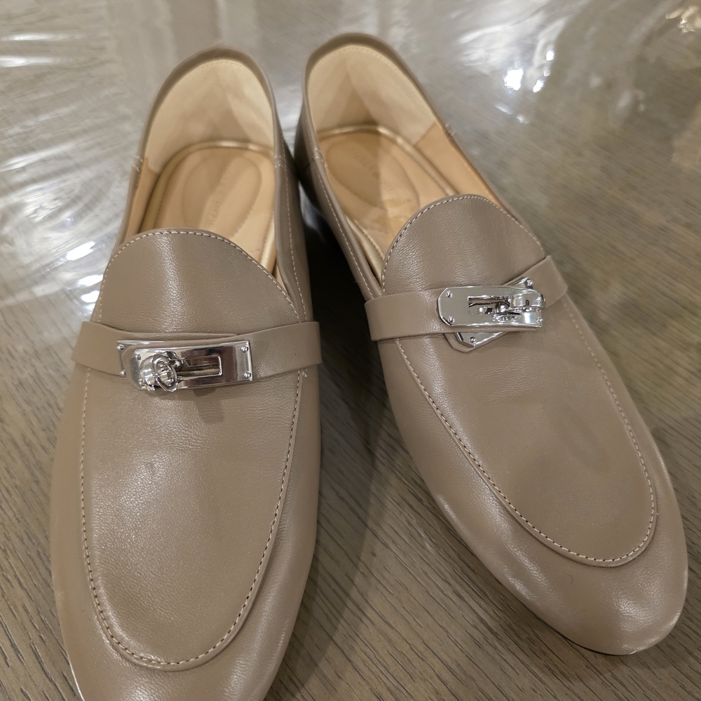 Taupe Loafers